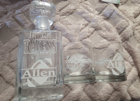 Custom Decanter Set