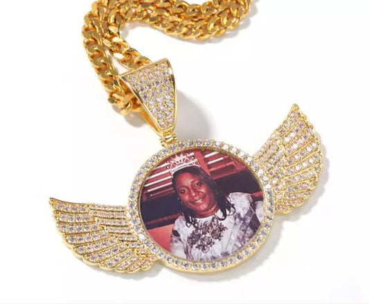 Custom Angel Wing Necklace